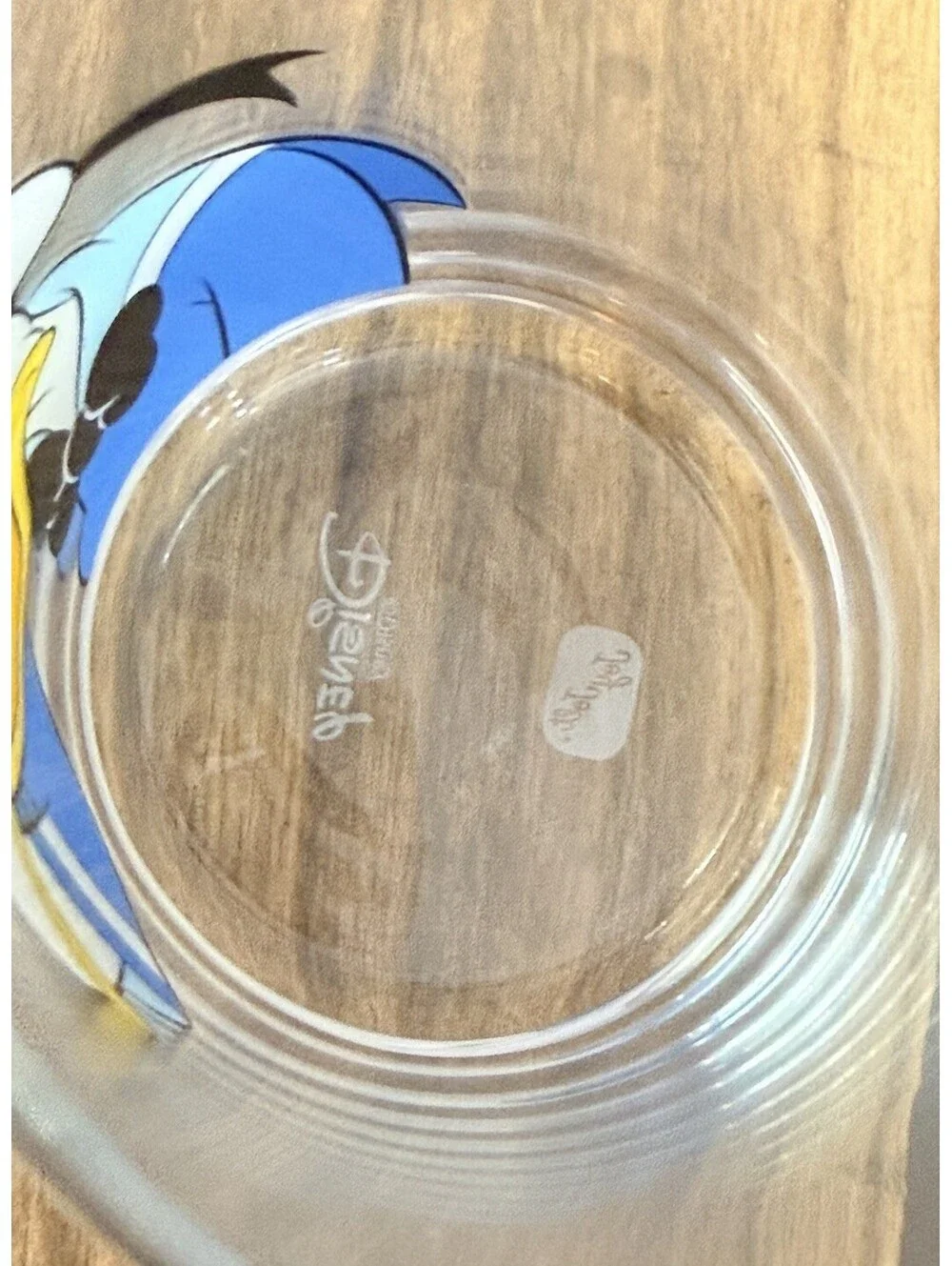 JoyJolt Disney Donald Duck Peek A Boo 16 oz Can Glass Tumbler Drinking Glass